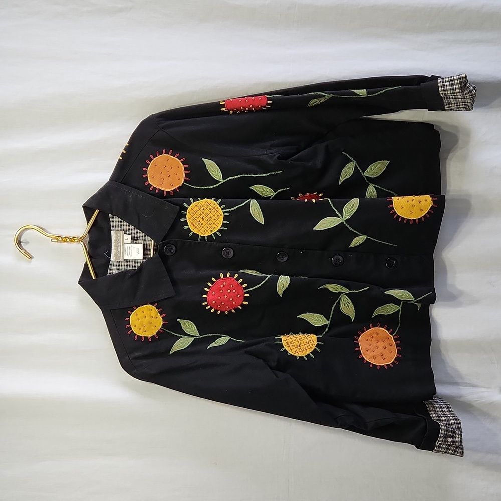 Coldwater Creek Embroidered Jacket